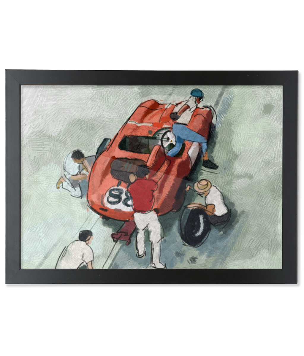 Ferrari Monza Framed A3 Fine Art Print