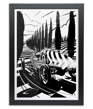 Earning Its Stripes - Straker-Squire Framed A2 Fine Art Print