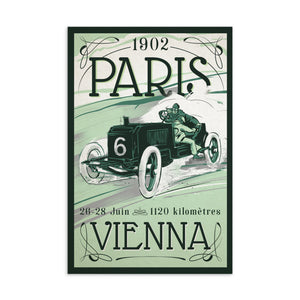 Paris-Vienna 1902 Postcard
